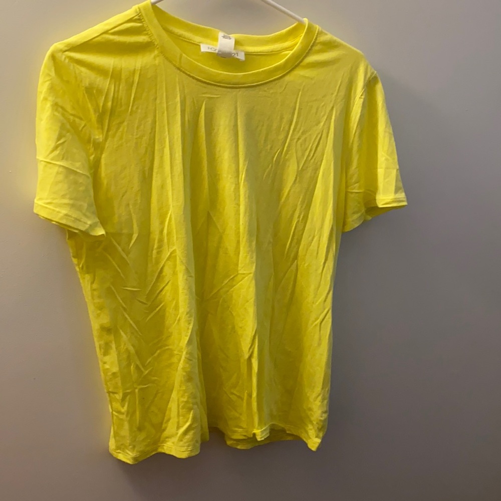 Yellow tee